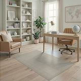 Beige Grid Woven Area Rug