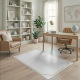 Gold Framed Border Area Rug