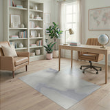 Grey Grey Topographic Contour Area Rug