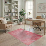 Plush Blush Pink Shag Area Rug