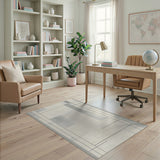 Modern Halftone Geometric Area Rug