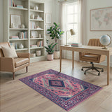Pink Heritage Tribal Vibrant Pink Heritage Tribal Area Rug