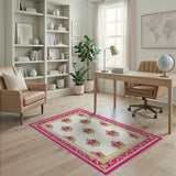 Regal Pink Crown Area Rug