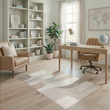 Abstract Area Beige and Neutral Abstract Neutral Beige Area Rug