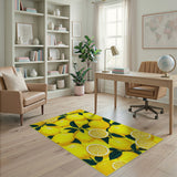 Vibrant Lemon Grove Fruit Area Rug