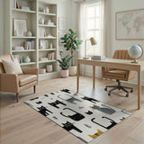 Kids Cartoon Playful Cartoon Cats Area Rug