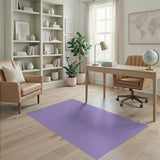 Abstract Area Purple Wavy Contour Abstract Area Rug