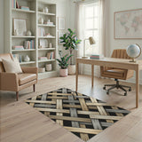 Interwoven Neutral Basket Weave Rug