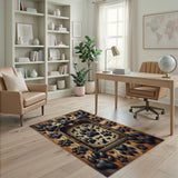 Rustic Dog Paw Barn Area Rug