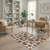 Whimsical Gingerbread Houses Cookies Rug