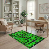 Green City Roads Kids Play Rug