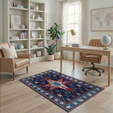 Bold Starburst Southwestern Area Rug
