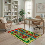 Vibrant Cityscape Play Rug