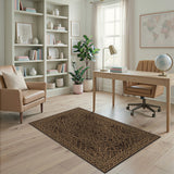 Brown Heritage Tribal Area Rug