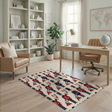 Nutcracker Toy Soldiers Cartoon Pattern Rug