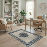 Blue Persian Mandala Area Rug