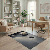 Cosmic Planets Abstract Area Rug