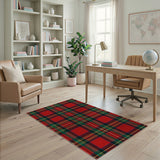 Red Plaid Heritage Area Rug