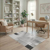 Modern Geometric Grey No. 2 Area Rug