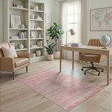 Blush Pink Southwestern Geometric Rug