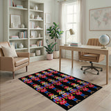 Festive Nutcracker Soldiers Pattern Rug