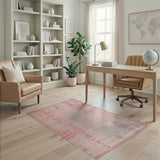 Pink Heritage Tribal Blush Pink Heritage Tribal Area Rug