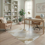 Ethereal Clouds Beige Neutral Area Rug