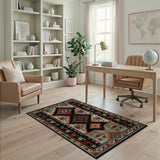 Bold Southwestern Diamond Geometric Area Rug