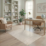 Beige Geometric Modern No. 5 Area Rug