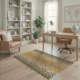 Wild Leopard Print Area Rug