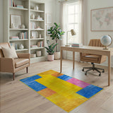 Geometric Modern Bold Multi-Color Geometric Area Rug