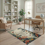 Vibrant Coral Reef Fish Area Rug