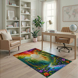 Rainbow Forest Stream Area Rug