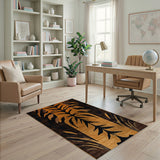 Heritage Tribal Bold Orange Tiger Stripe Area Rug