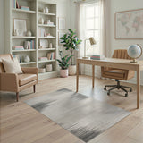 Abstract Area Sweeping Grey Abstract Area Rug