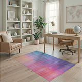 Vibrant Ombre Gradient Area Rug