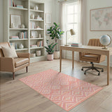 Pink Southwestern Geometric Southwestern Area Rug