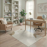 Abstract Neutral Wave Area Rug