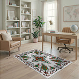 Intricate Persian Medallion Area Rug