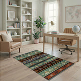 Southwestern Multi-Color Geometric Area Rug