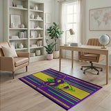 Mardi Gras Masquerade Mask Area Rug