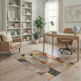 Modern Abstract Geometric Area Rug