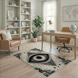 Mystic All-Seeing Eye Tribal Area Rug