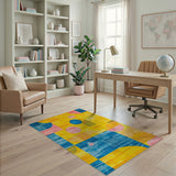 Vibrant Geometric Multi-Color No. 17 Area Rug