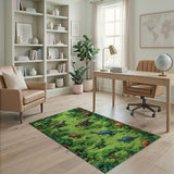 Multi-color and Patterns Dinosaur Forest Adventure Area Rug