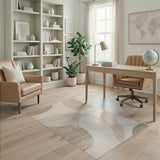 Beige Organic Abstract Area Rug