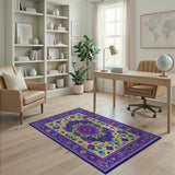 Traditional Persian Vibrant Mandala Persian Area Rug