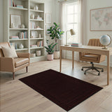 Deep Red Traditional Persian Area Rug