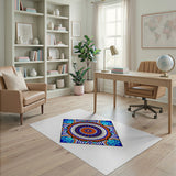 Vibrant Mandala Diamond Area Rug