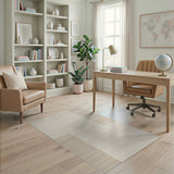 Modern Beige Ivory Geometric Stripe Area Rug